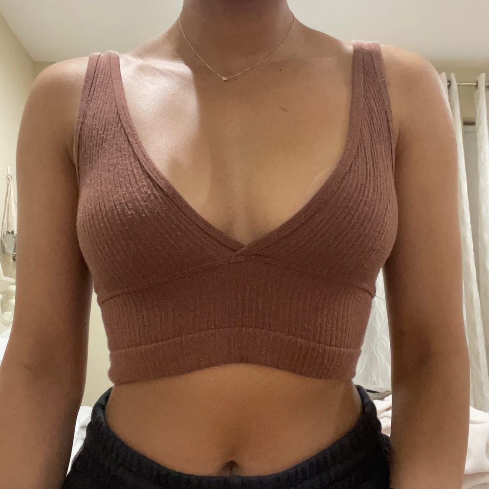 Urban Outfitters V neck crop top